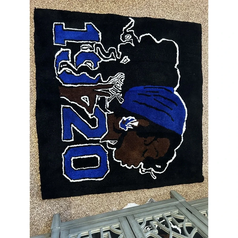Zeta Phi Beta Sorority Custom Handmade Rug Tapestry 4' X 4'